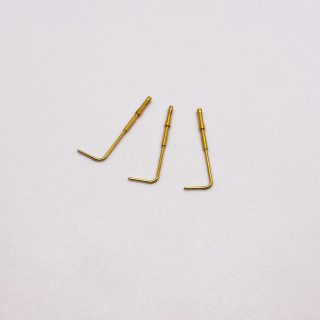 pernos de ángulo recto del contacto del conector de equipos industriales de 0.65x27.5m m 