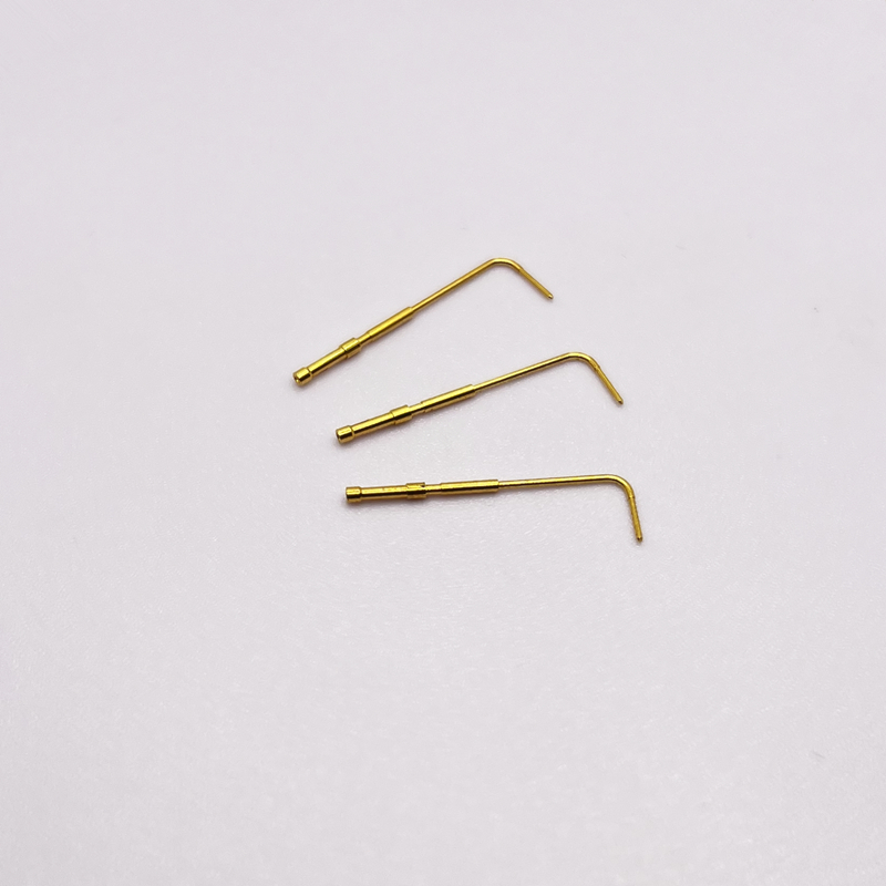 Pines de contacto del conector de equipamiento médico en ángulo recto de 0,65x27,5 mm