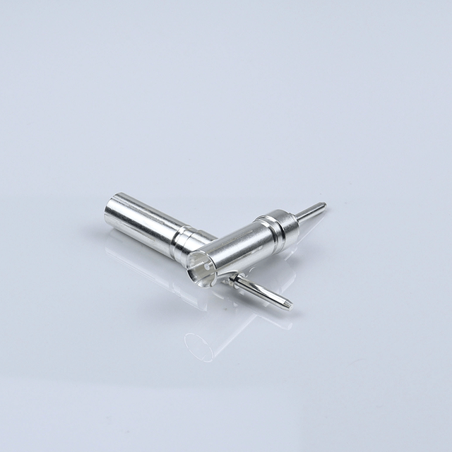 Terminal ranurado de piezas de fresado CNC originales de fábrica para enchufe adaptador EV para Carga de coche Tesla negro