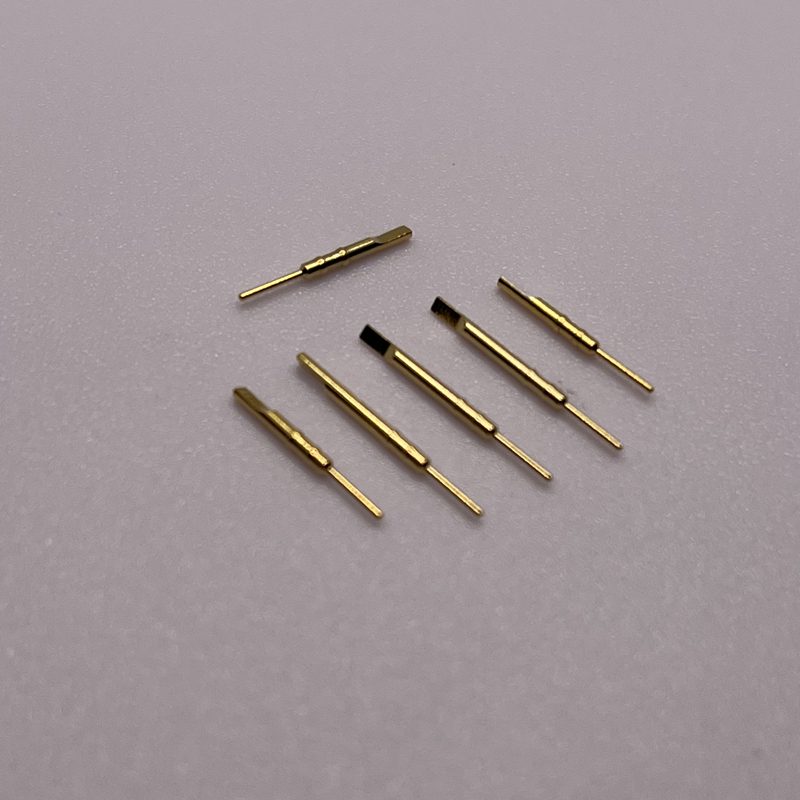 Pines de contacto de conector industrial de 0,8x23 mm 