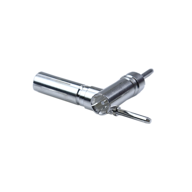 Terminal ranurado de piezas de fresado CNC originales de fábrica para enchufe adaptador EV para Carga de coche Tesla negro