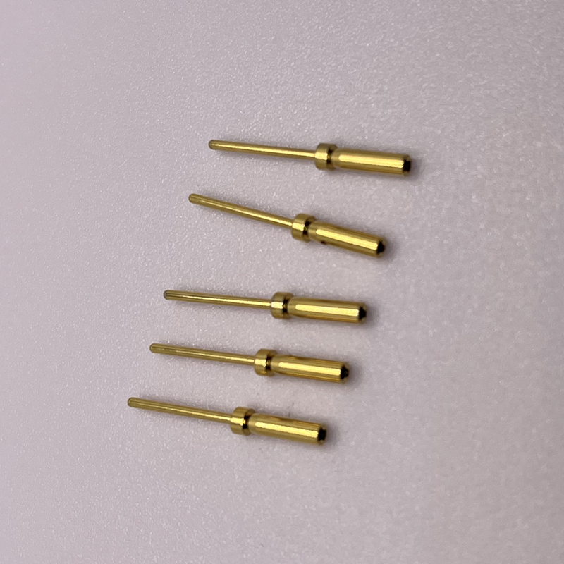 Pin del contacto del conector del equipamiento médico del Pin del contacto del conector de la fibra óptica de 0.98x20.20m m