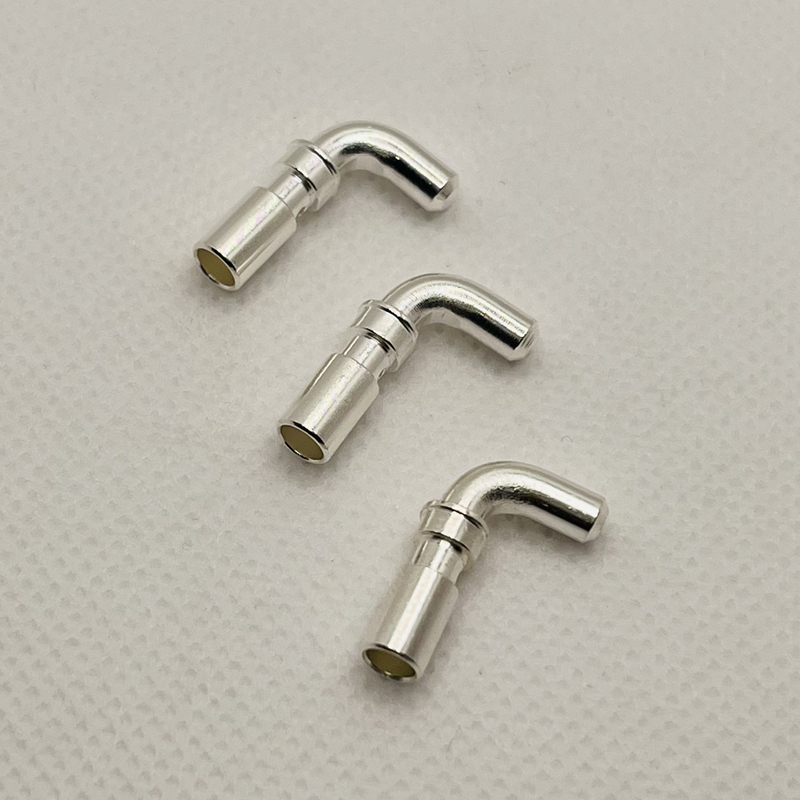 Conector médico de ángulo recto de 3,6x5mm, carcasa de conector hembra/Jack de contacto