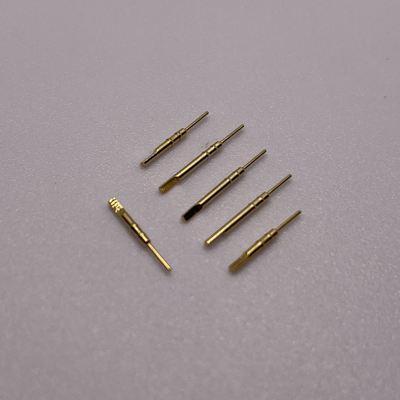 Pines de contacto de conector industrial de 0,8x23 mm 