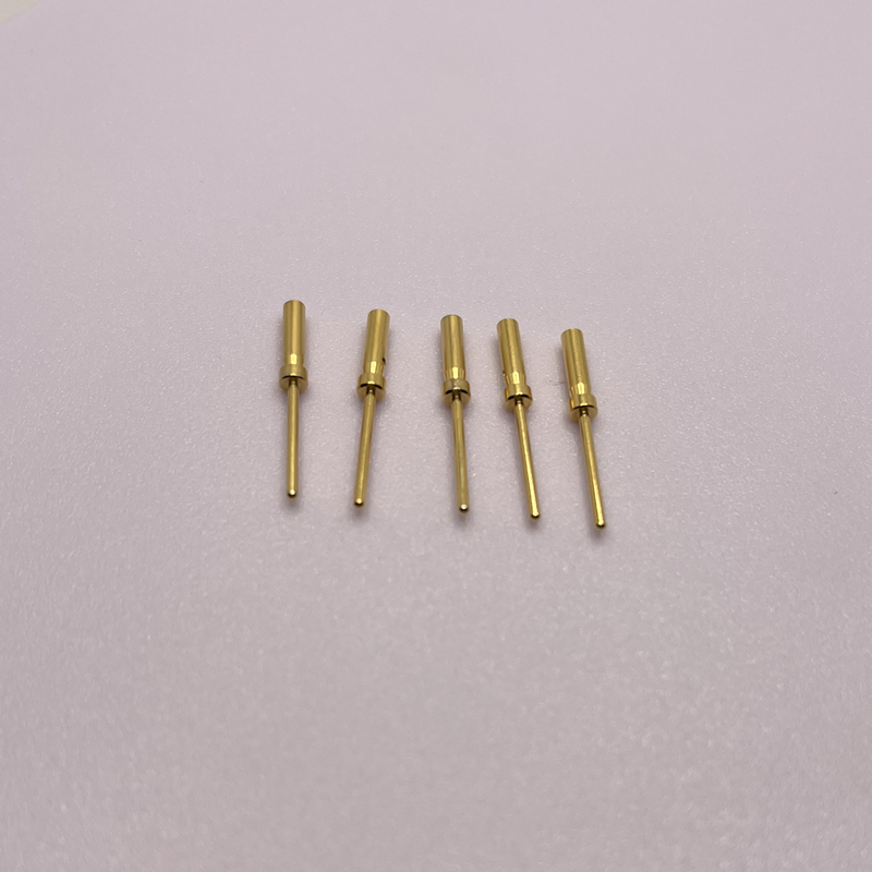 Pin del contacto del conector del equipamiento médico del Pin del contacto del conector de la fibra óptica de 0.98x20.20m m