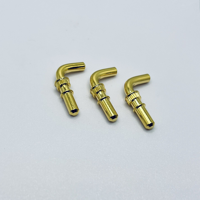 Contacto del conector de señal aeroespacial pines en ángulo recto de 3,6x5 mm