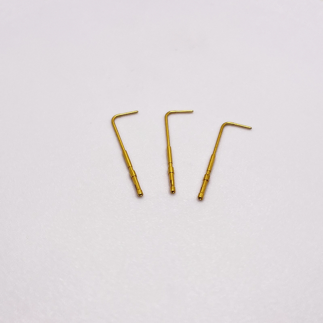 Pines de contacto del conector de equipamiento médico en ángulo recto de 0,65x27,5 mm