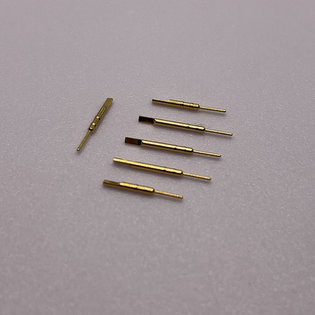 Pines de contacto de conector industrial de 0,8x23 mm 
