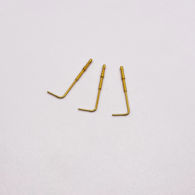 Pines de contacto del conector de equipamiento médico en ángulo recto de 0,65x27,5 mm